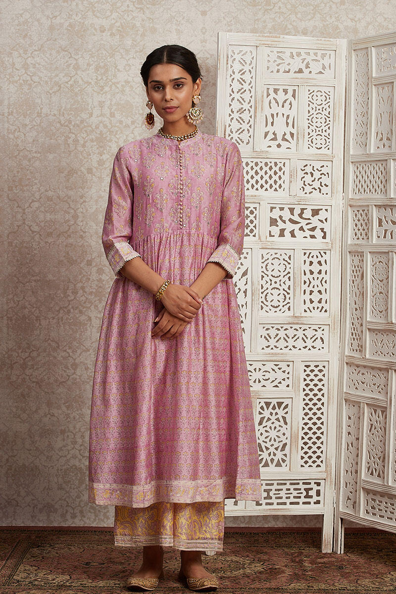 Parinaz Mahira Chanderi Kurta