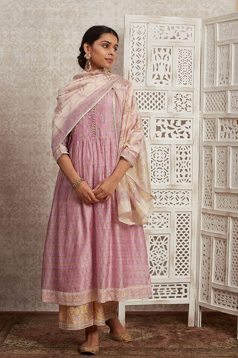 Parinaz Mahira Chanderi Kurta