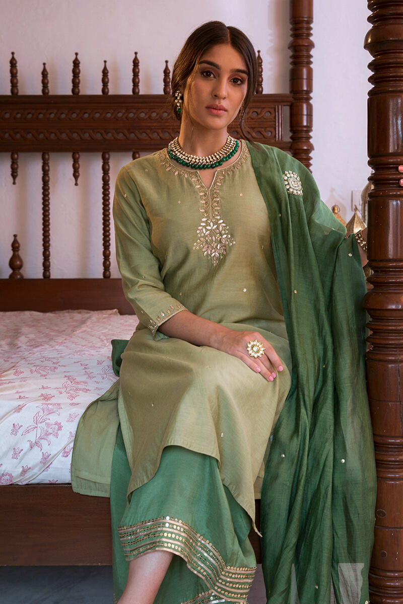 Parinaz Narjes Cotton Silk Kurta