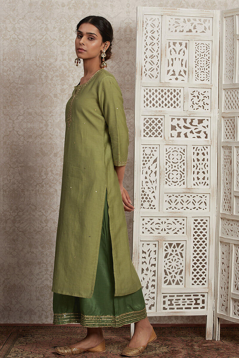 Parinaz Narjes Cotton Silk Kurta