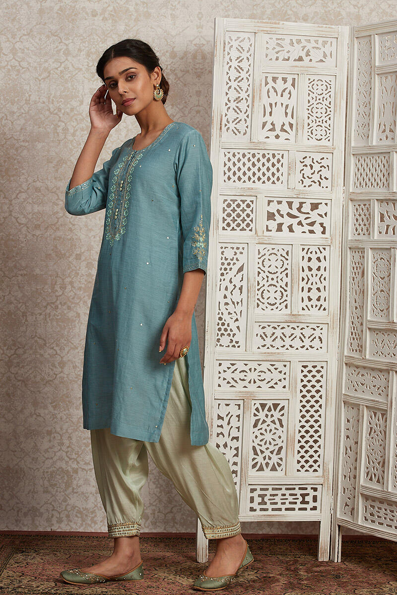 Parinaz Nida Cotton Silk Kurta