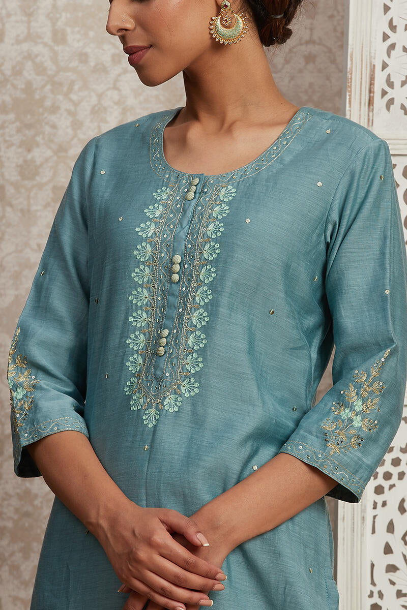 Parinaz Nida Cotton Silk Kurta