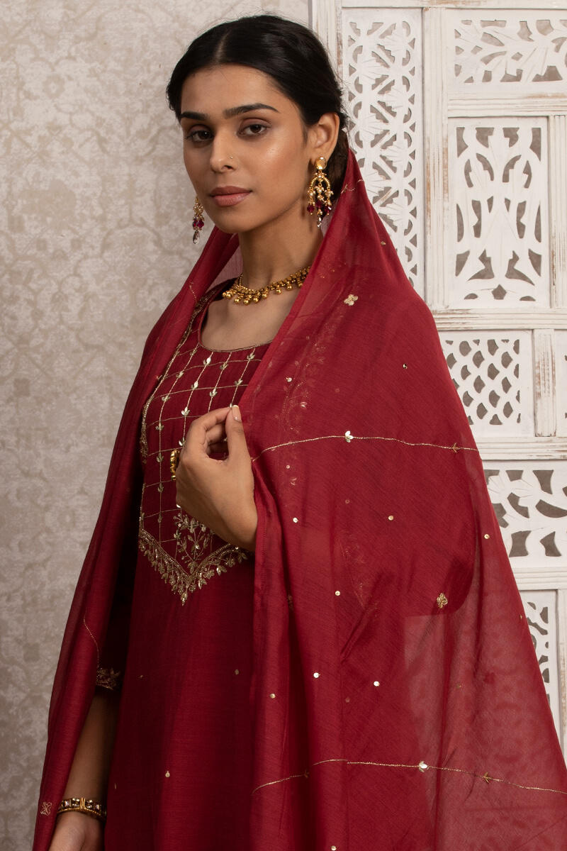 Parinaz Sahira Cotton Silk Dupatta