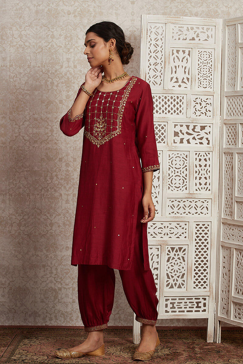Parinaz Sahira Cotton Silk Kurta
