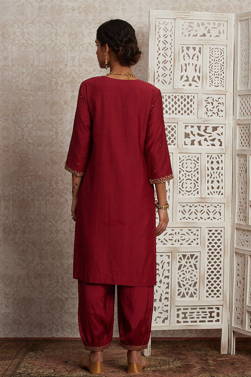 Parinaz Sahira Cotton Silk Kurta