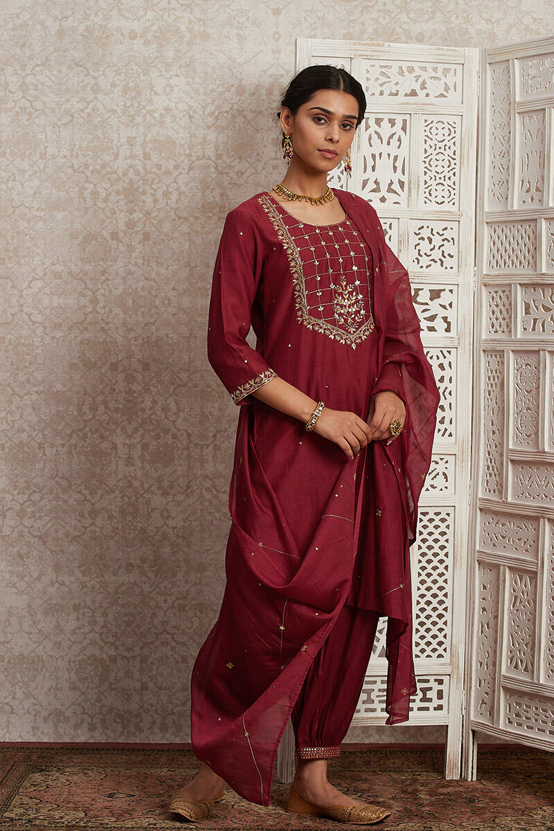 Parinaz Sahira Cotton Silk Kurta