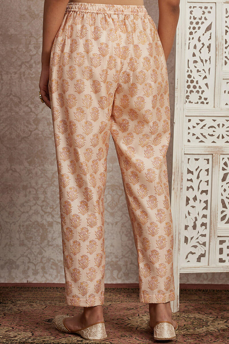 Parinaz Saira Chanderi Narrow Pants