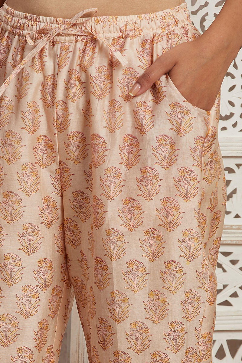 Parinaz Saira Chanderi Narrow Pants