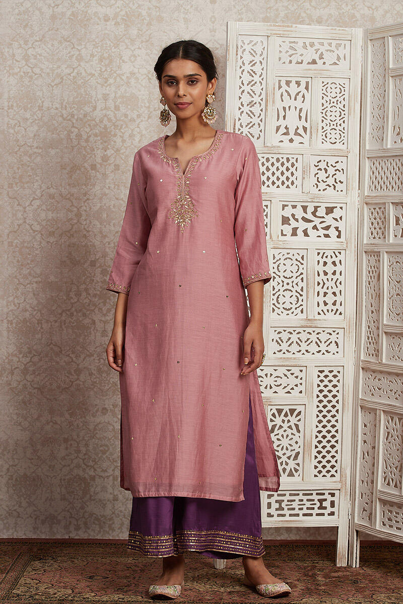 Parinaz Zunaira Cotton Silk Kurta