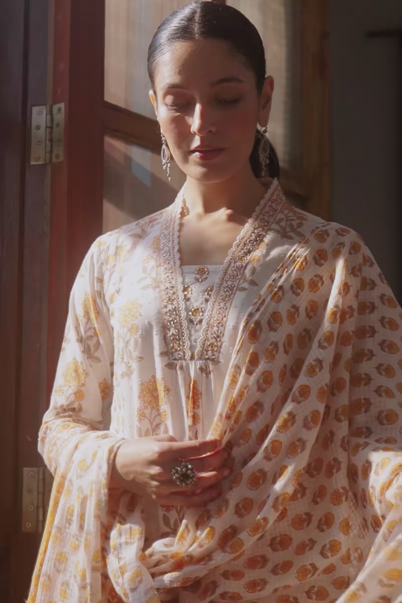 Gulbahar Tazmeen Sanganeri Kurta