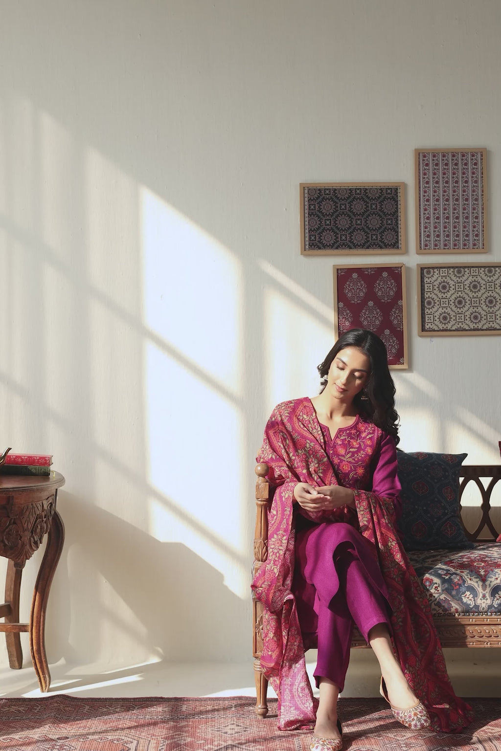 Naadirah Faiza Faux Wool Kurta