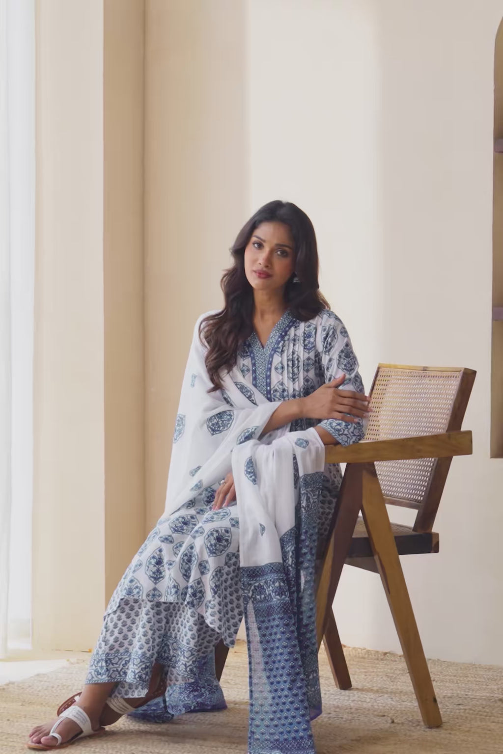 Neelofar Nihad Sanganeri Kurta