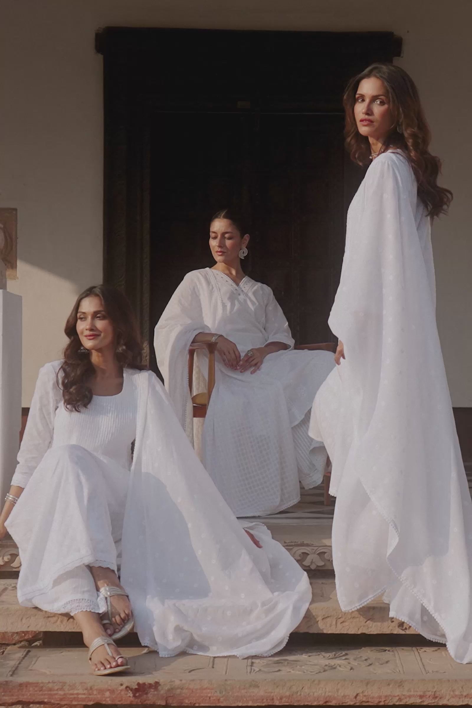 Mumtaz Tasnim White Kurta