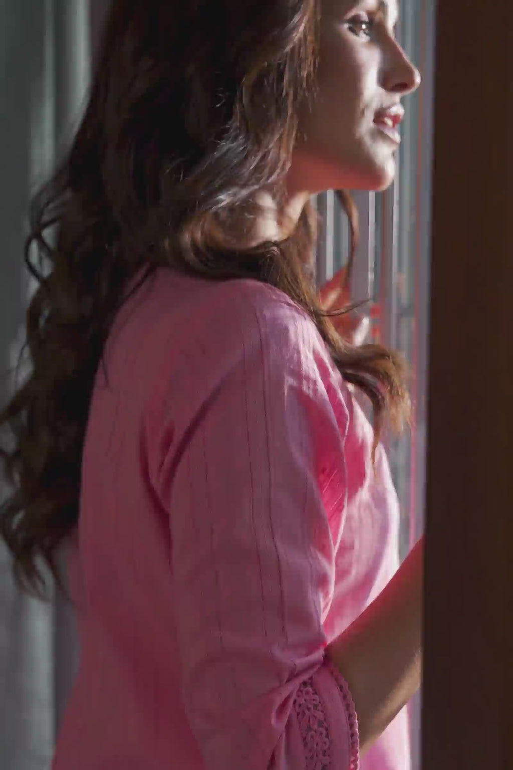 Roza Sehr Pink Kurta