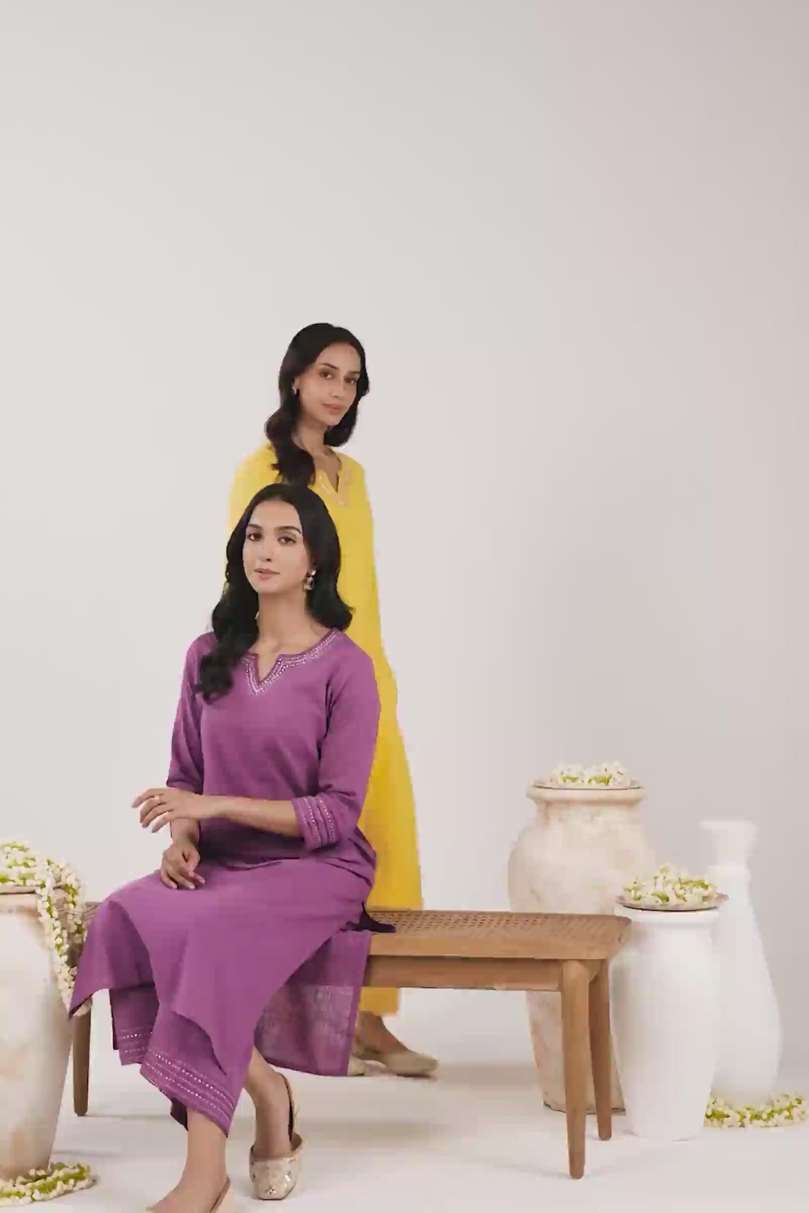 Roza Zara Purple Kurta