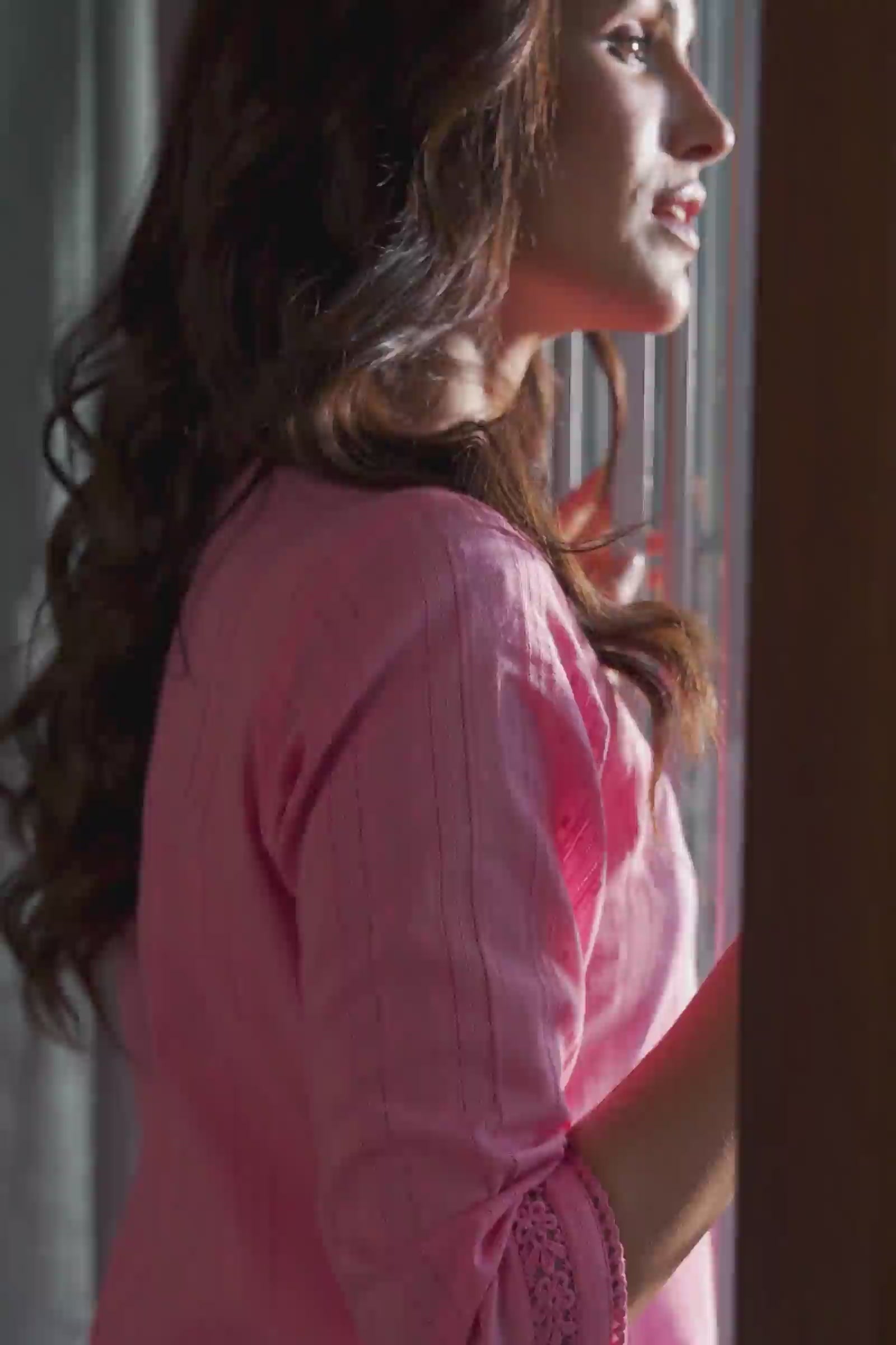 Surplus: Roza Sehr Pink Kurta