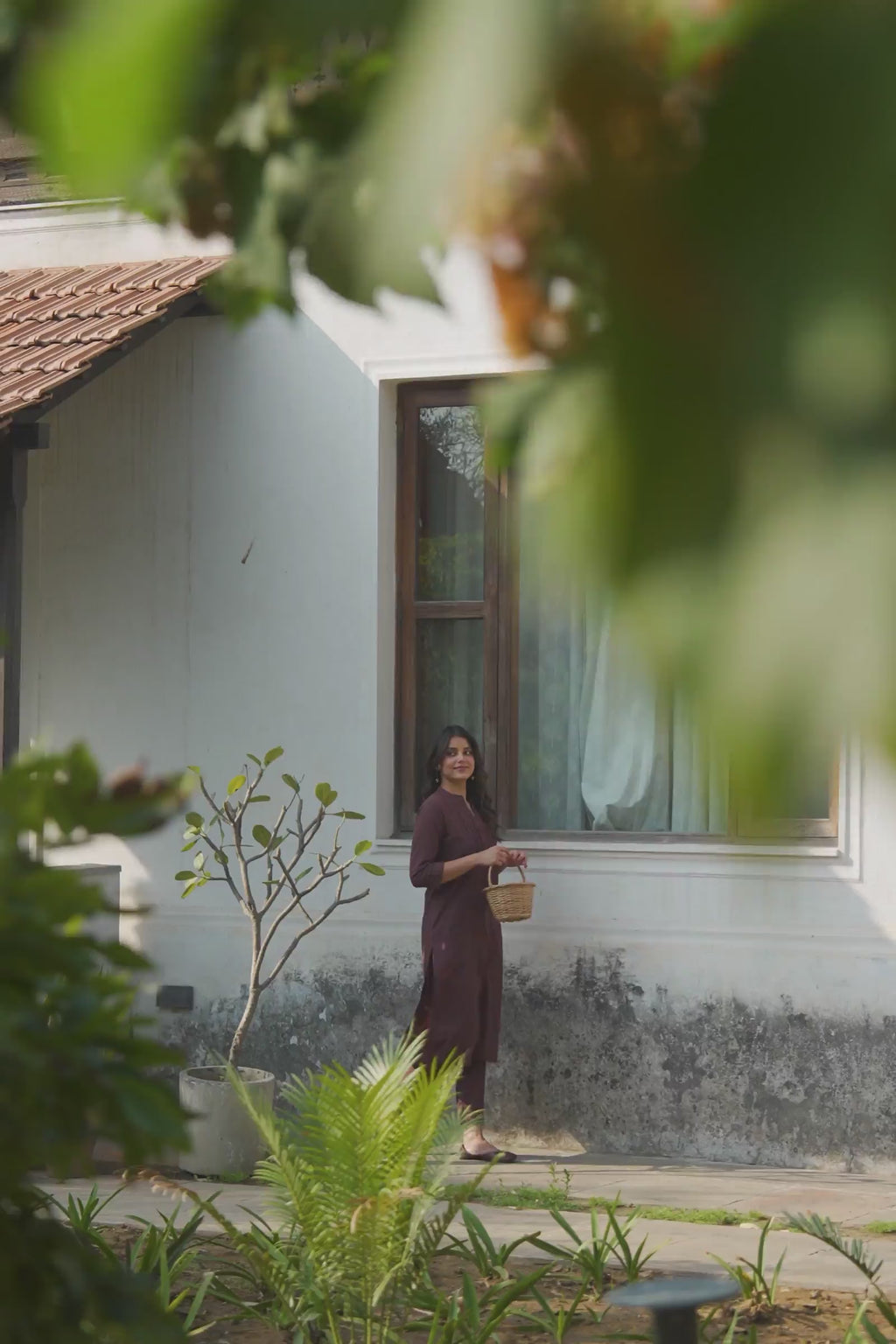 Roza Nida Brown Kurta