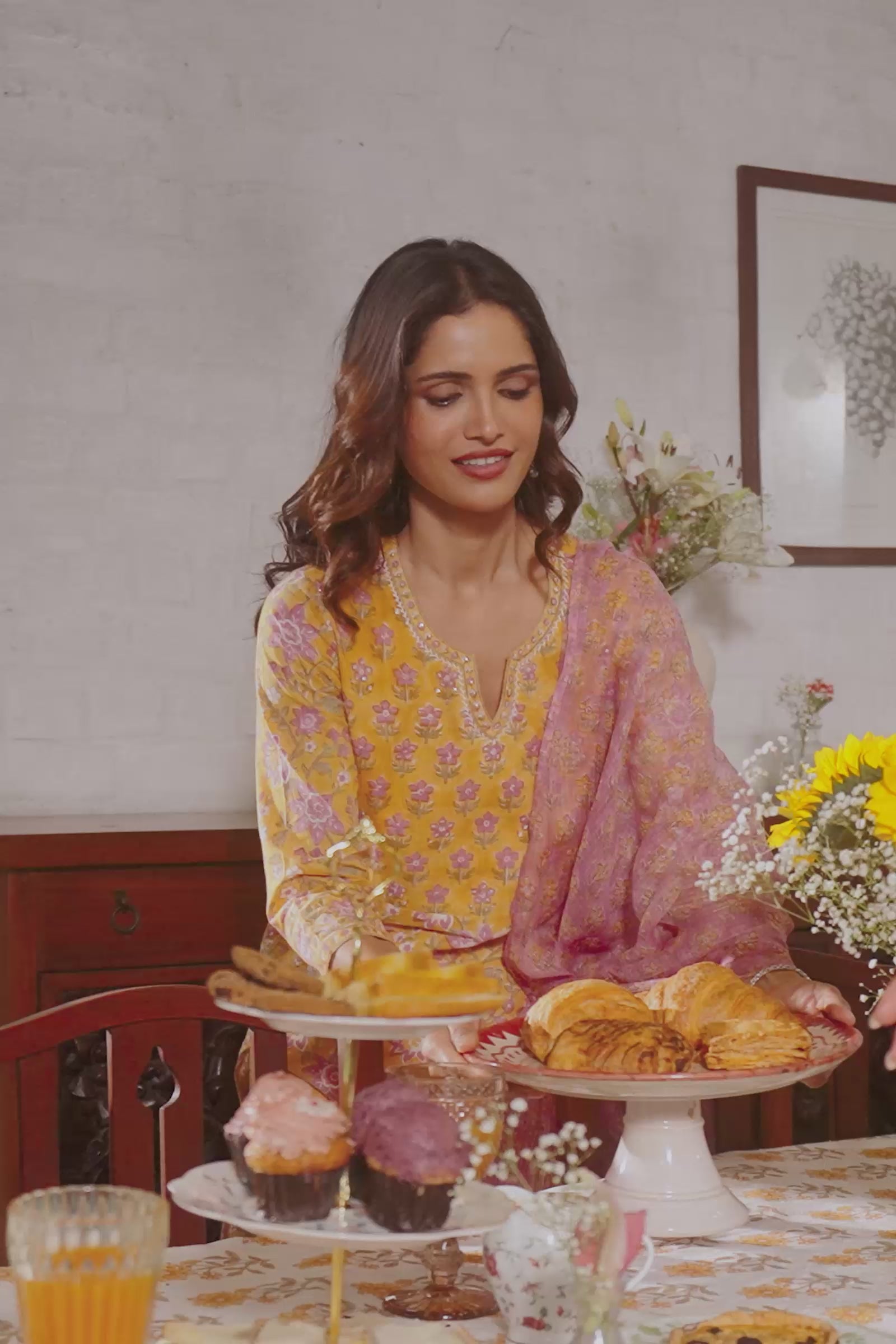 Gulbahar Azma Sanganeri Kurta