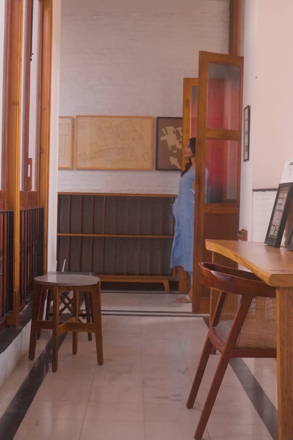 Mehraab Ameera Blue Kurta