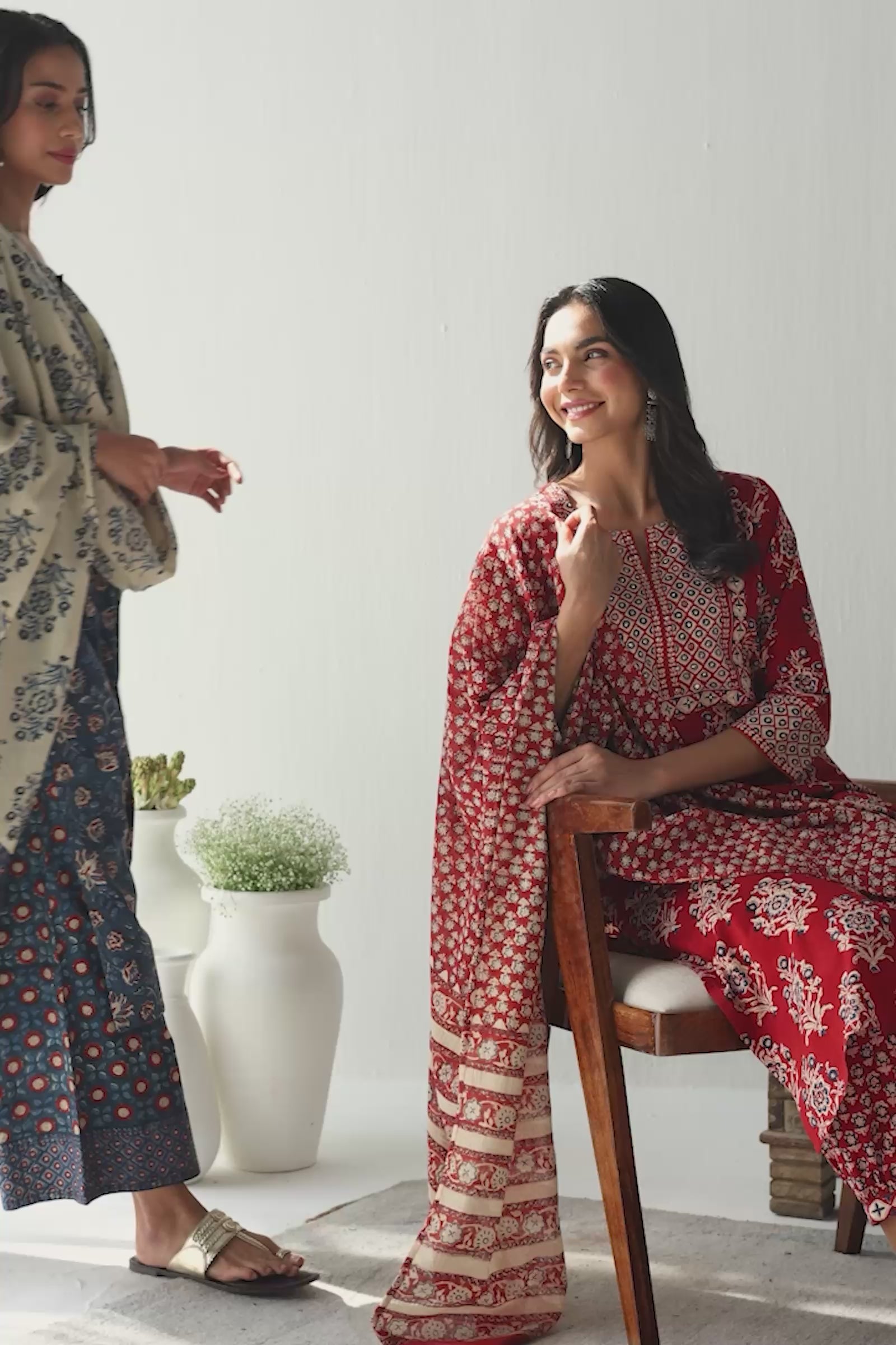 Sehra Yasmina Bagru Kurta