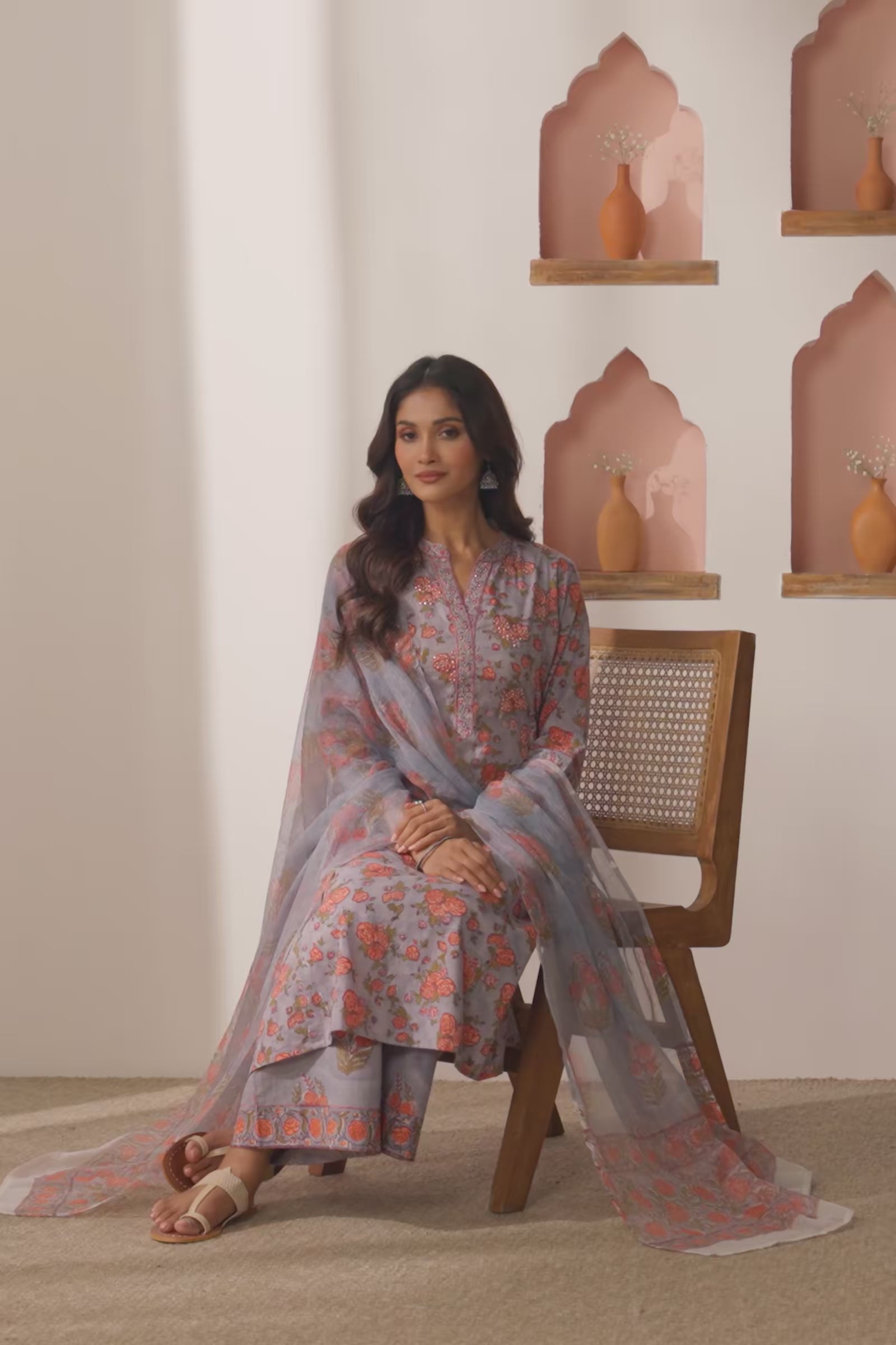 Roz Meher Sabrina Sanganeri Kurta