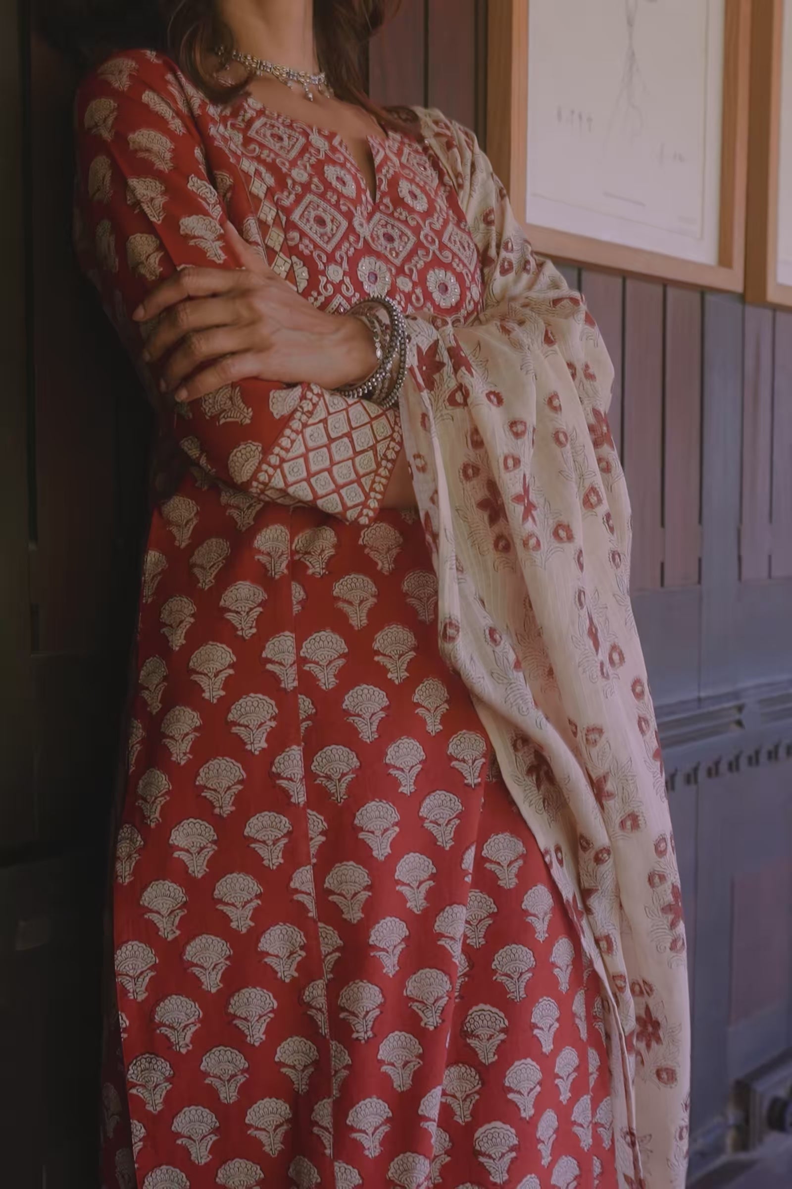 Sehra Meher Bagru Kurta