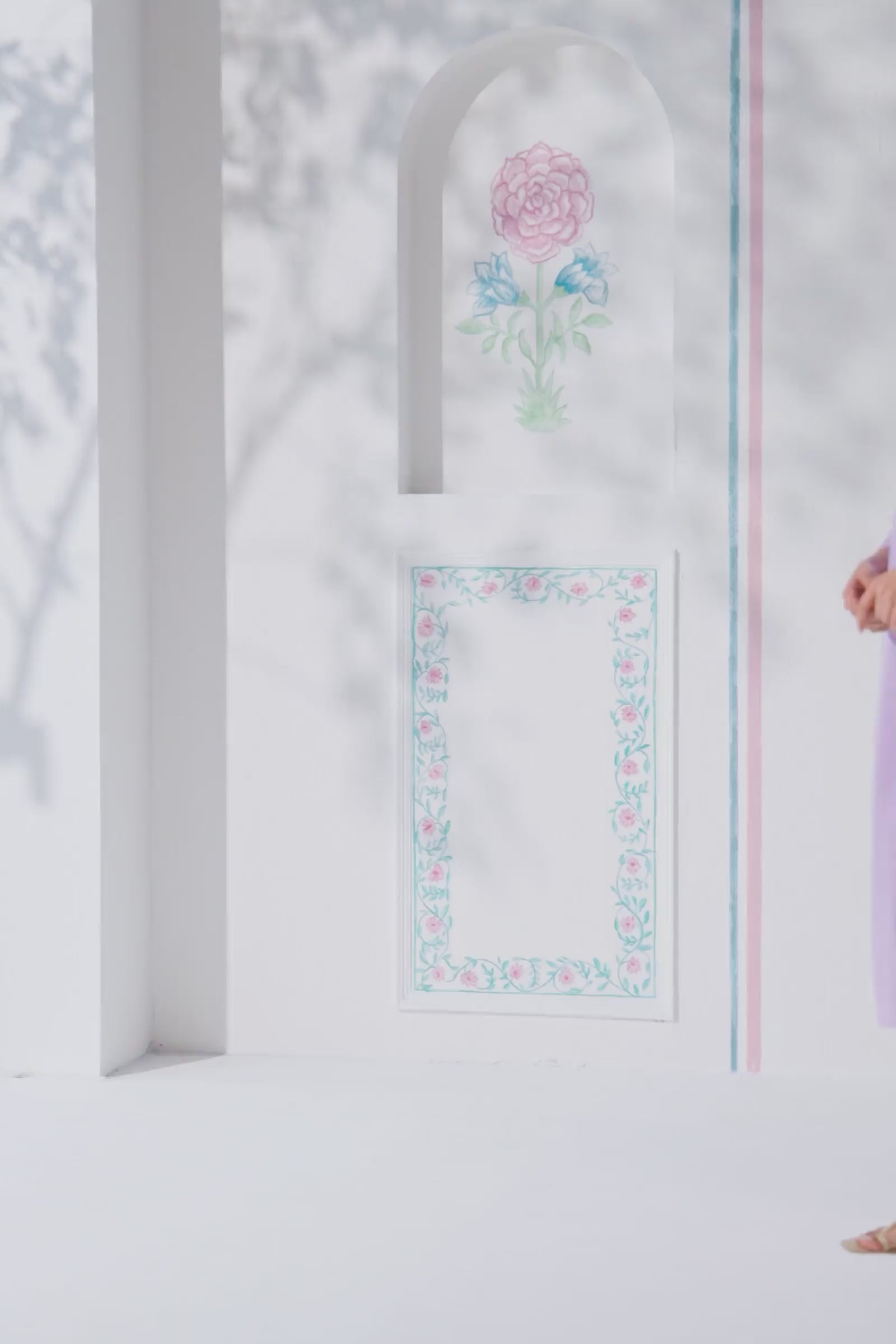 Roza Sehreen Lilac Kurta