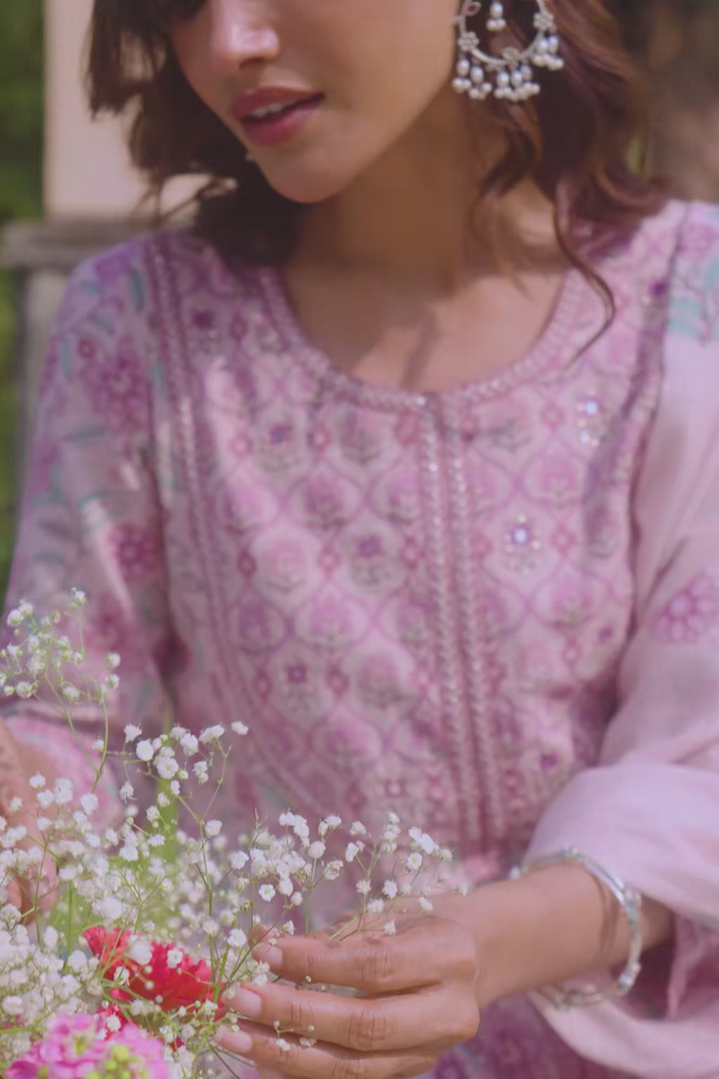 Gulbahar Aliza Sanganeri Kurta