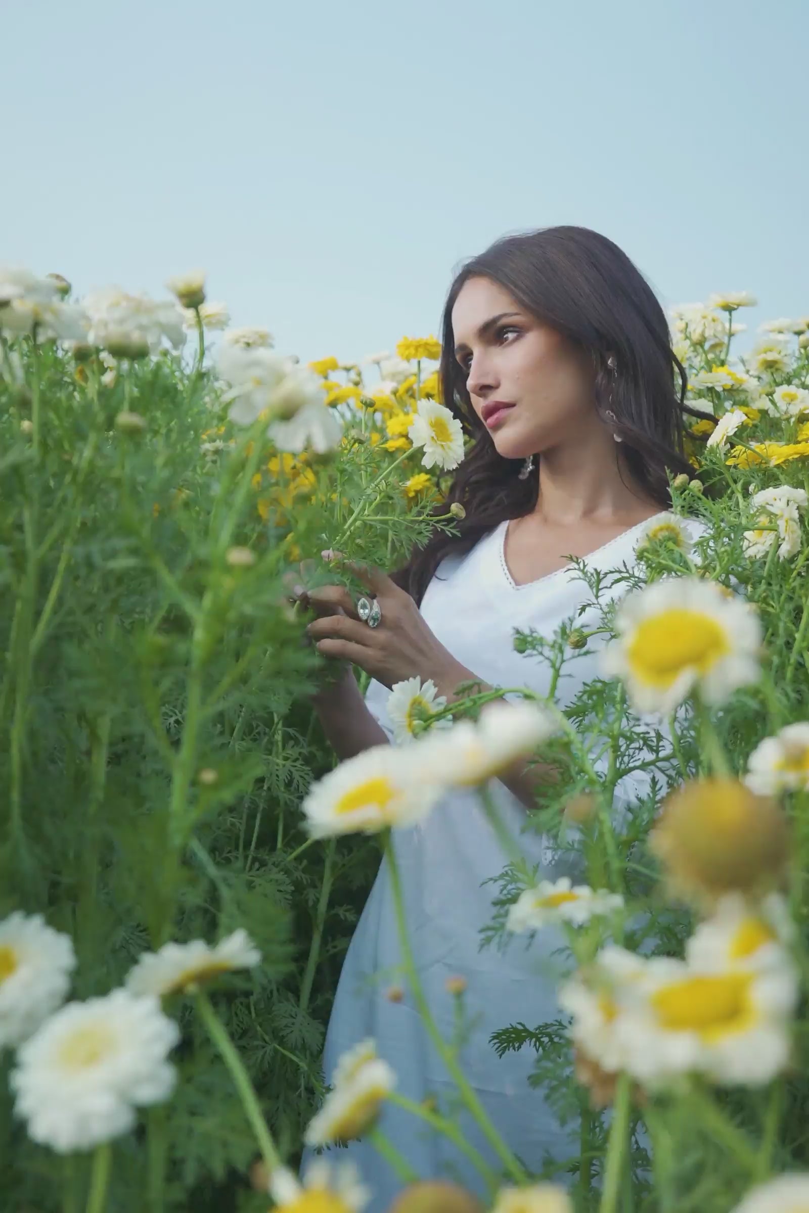 Roza Sahira White Kurta