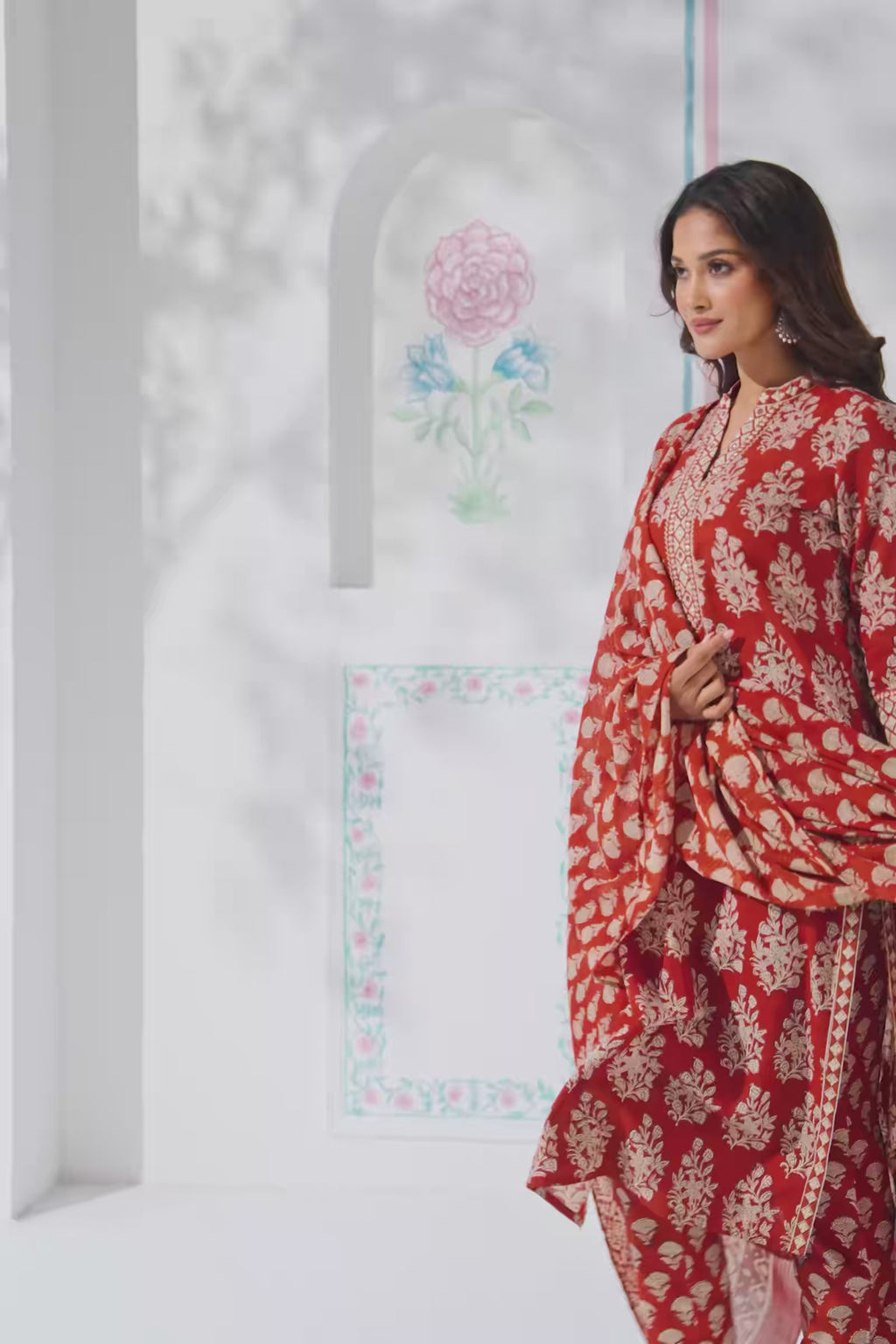 Sehra Fazeen Bagru Kurta