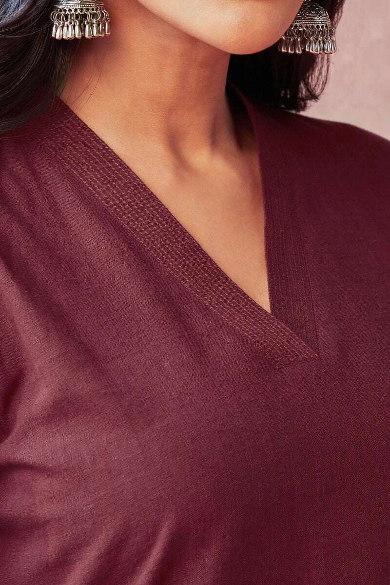 Roza Seher Persian Red Kurta