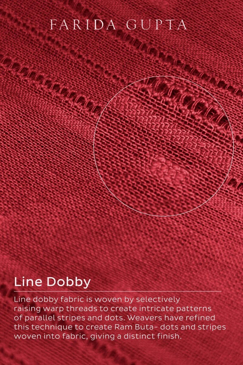 Roza Sehr Brick Red Kurta