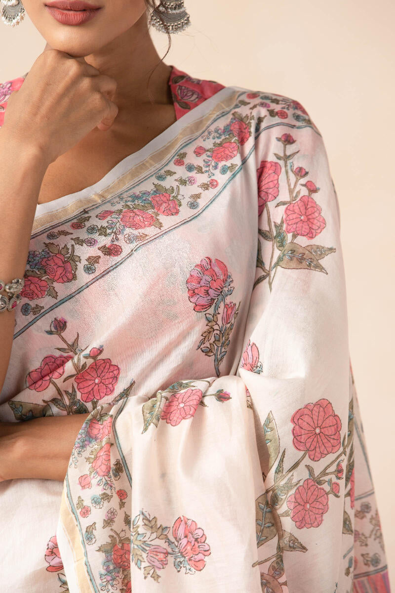 Gulbarg Zoraya Chanderi Saree