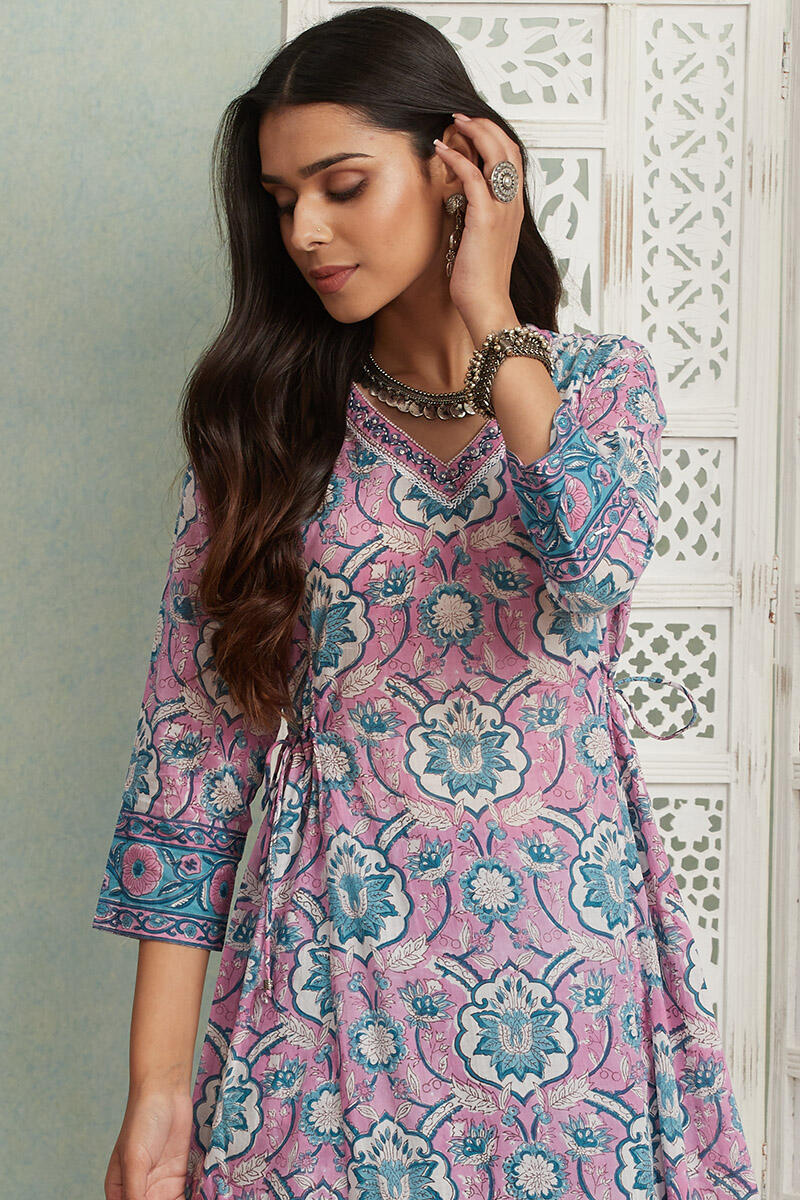 Roz Meher Faizah Block Printed Kurta