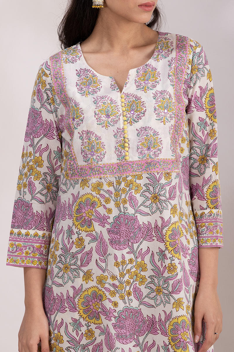 Roz Meher Farzin Block Printed Kurta