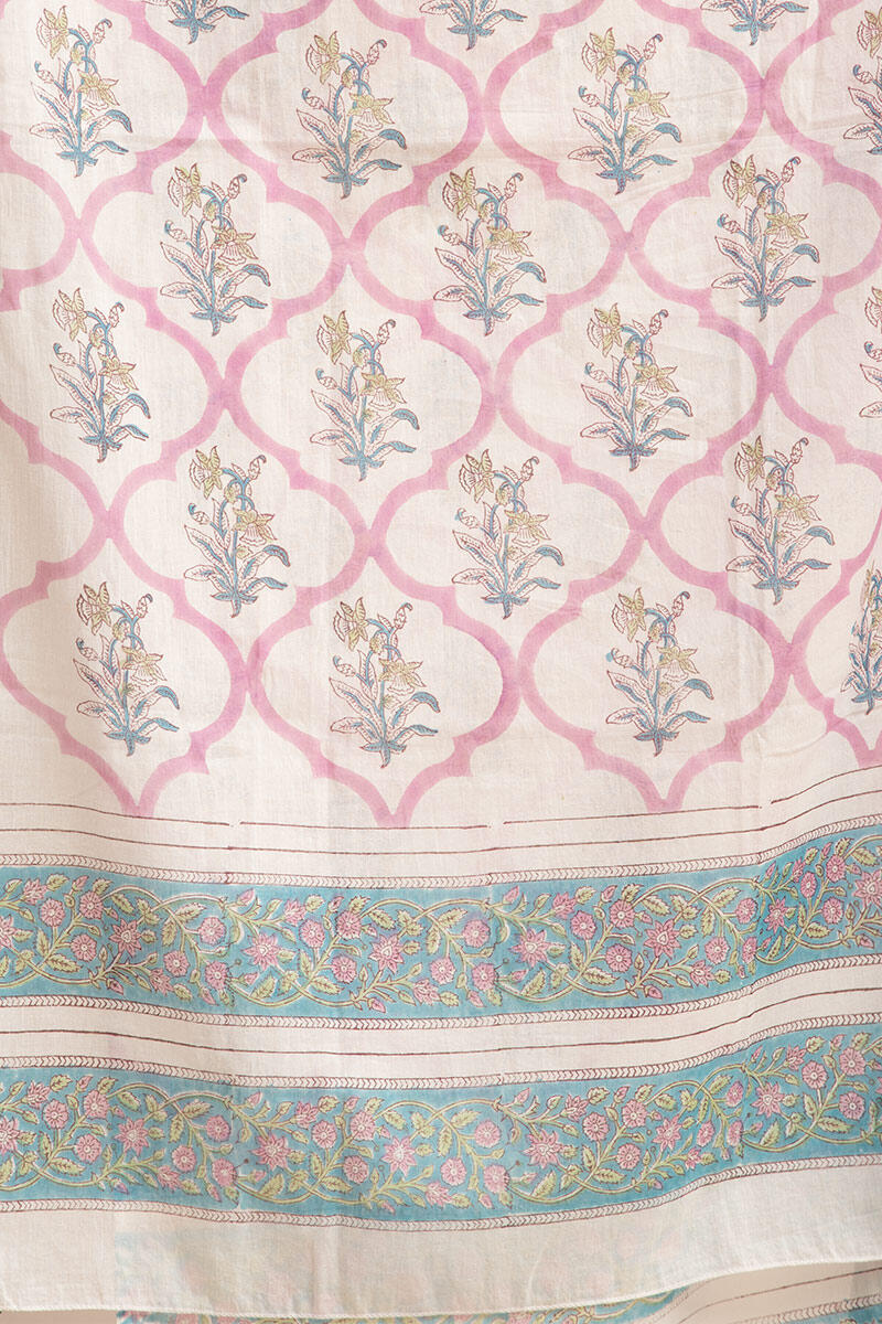 Roz Meher Ferozah Block Printed Dupatta