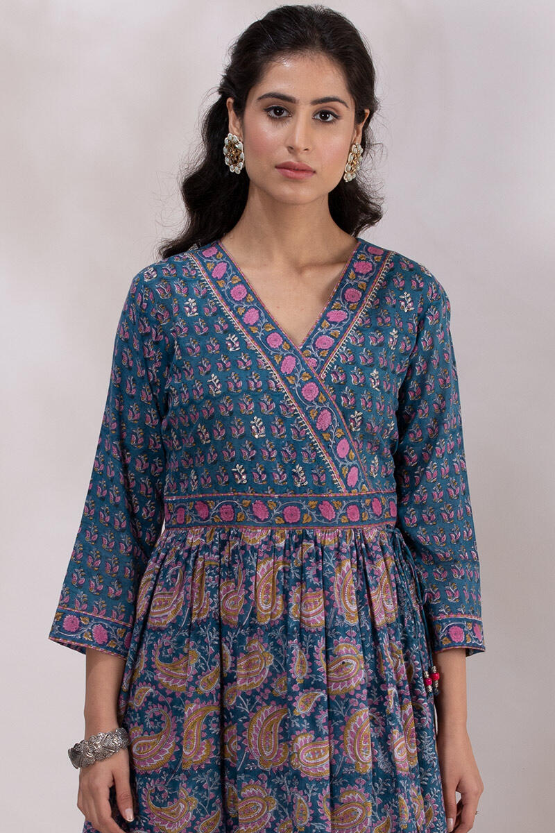 Roz Meher Jia Block Printed Kurta
