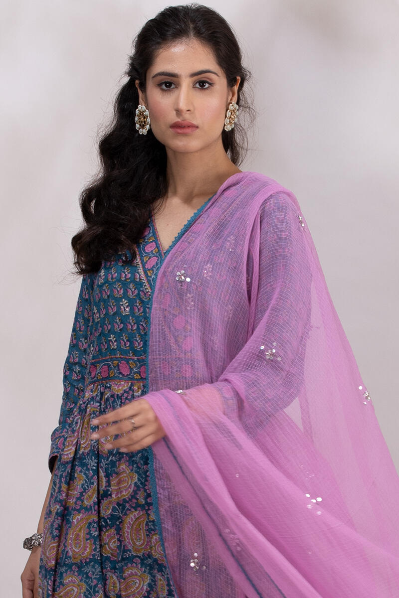 Roz Meher Jia Block Printed Kurta