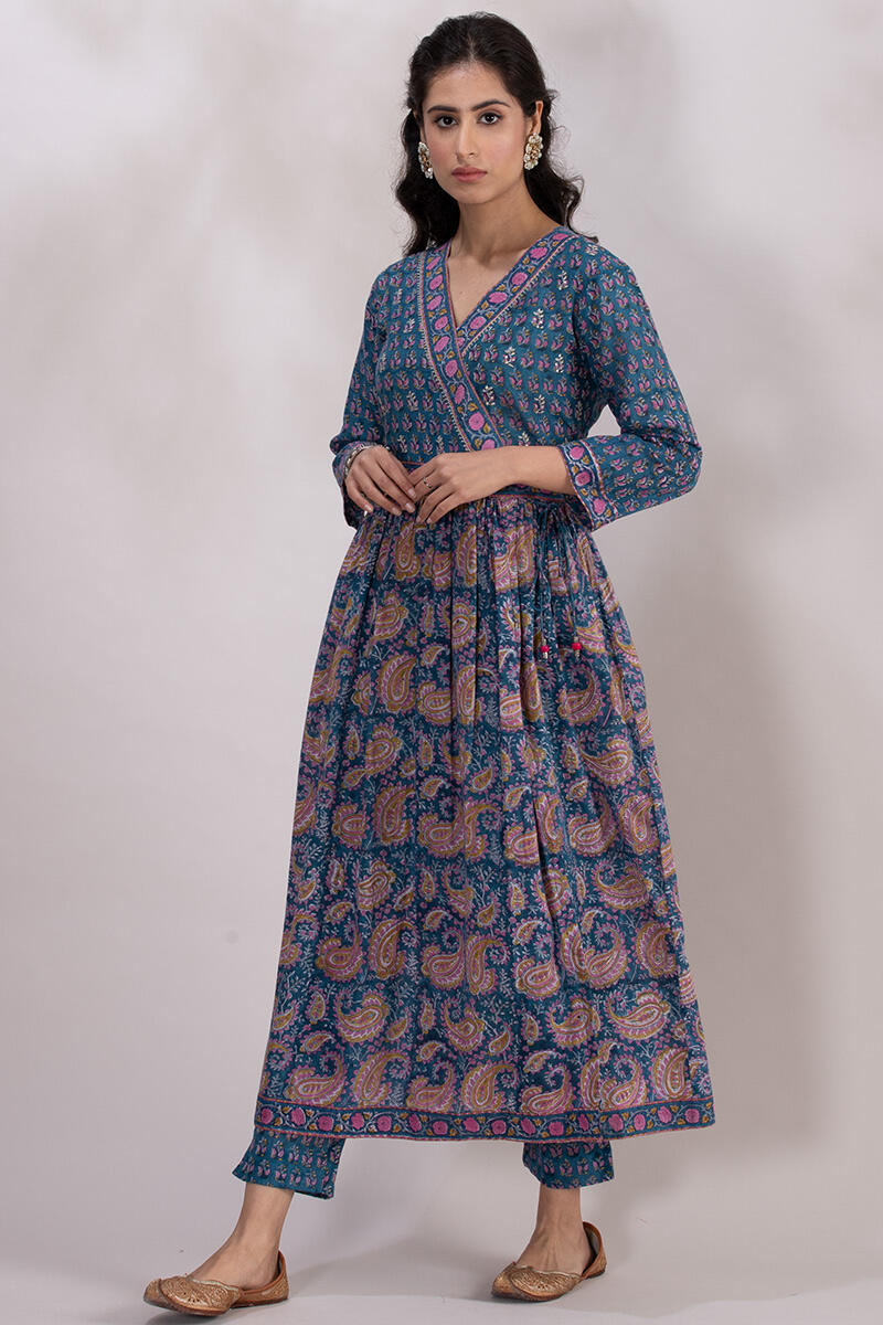 Roz Meher Jia Block Printed Kurta