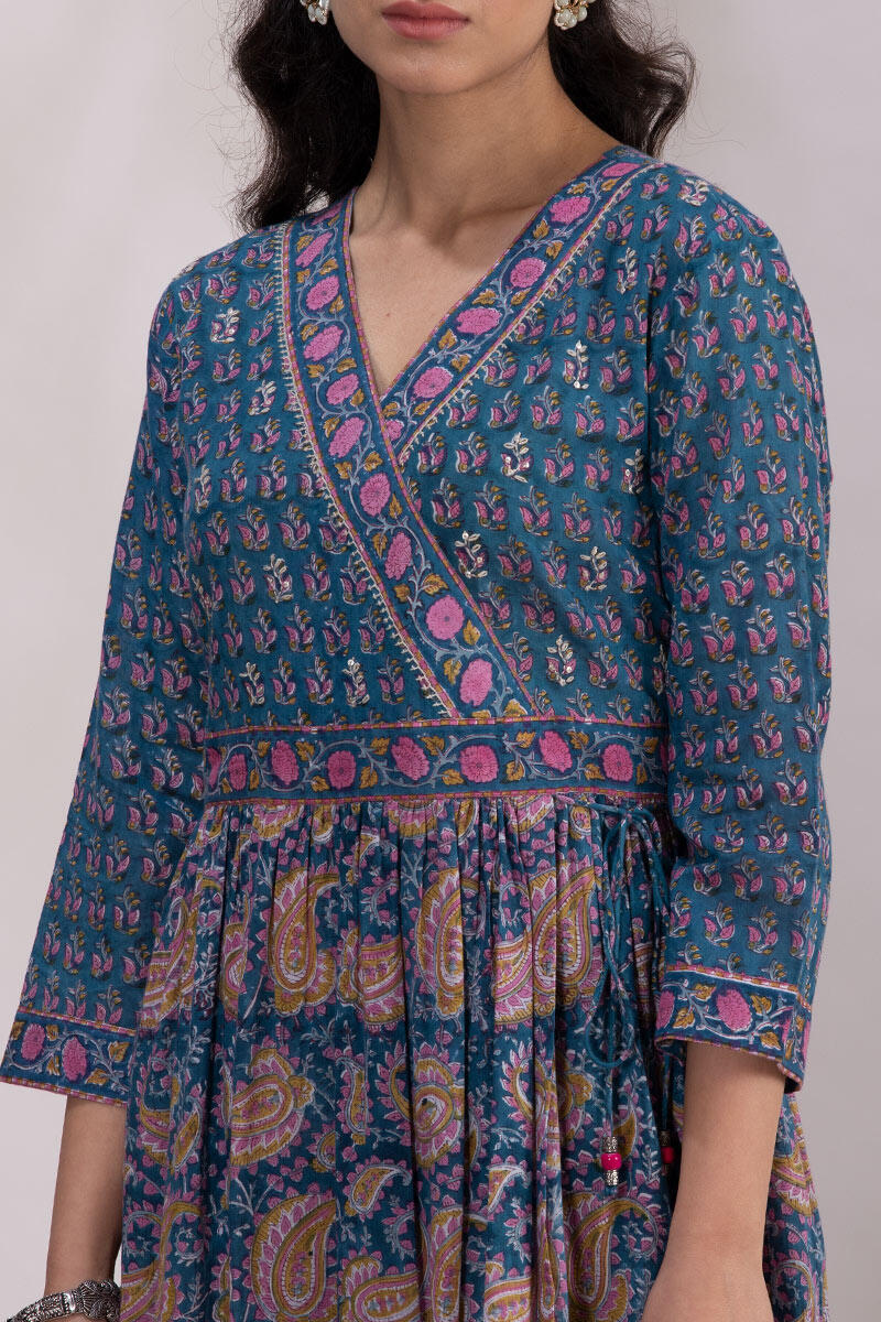 Roz Meher Jia Block Printed Kurta