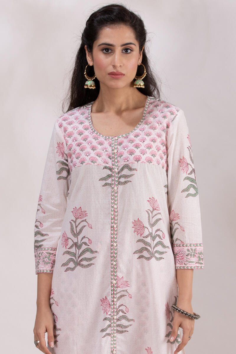 Roz Meher Ruhani Block Printed Kurta