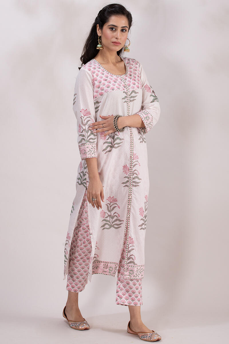 Roz Meher Ruhani Block Printed Kurta