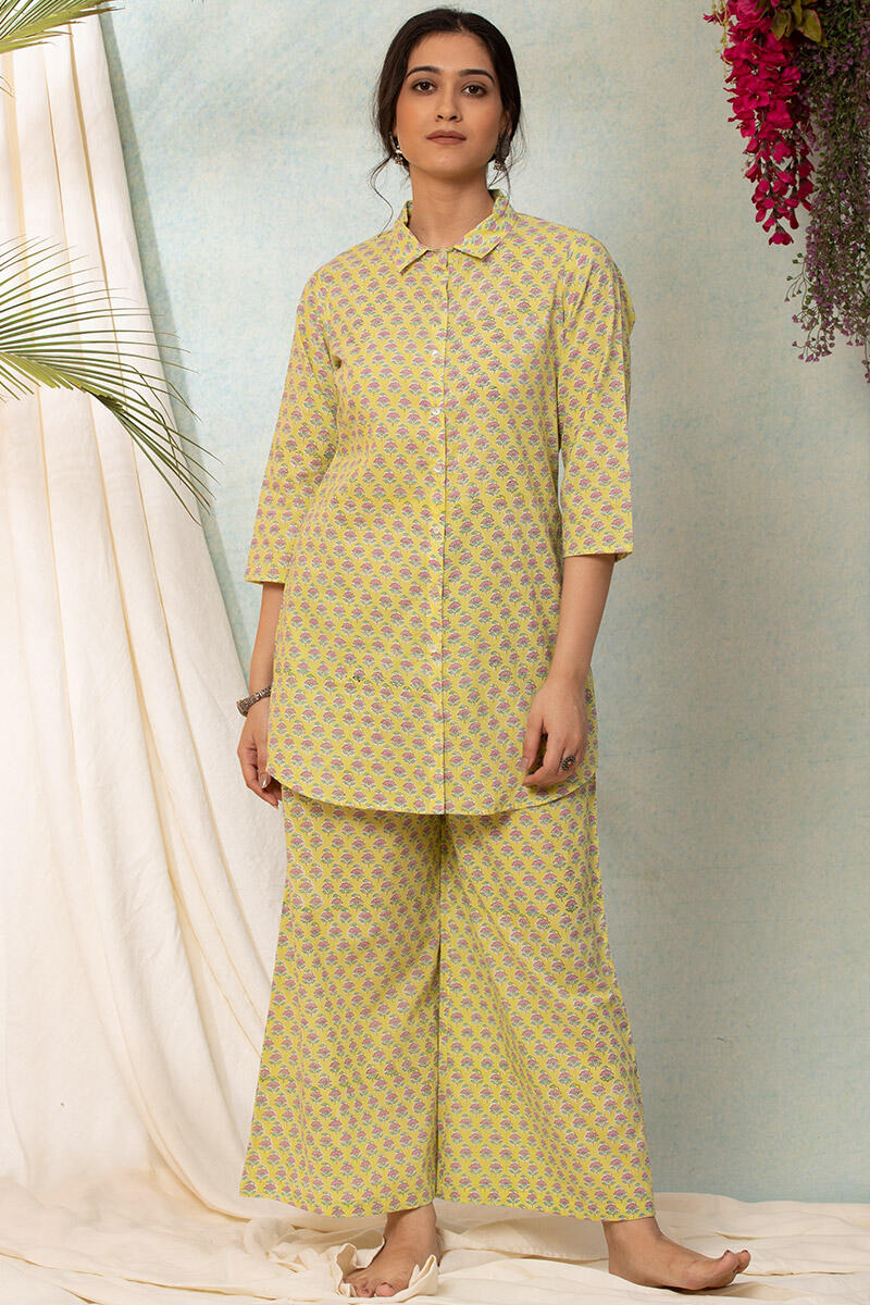 Roz Meher Ruksana Pyjama Set