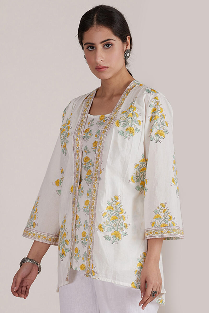 Roz Meher Zahabiya Kimono