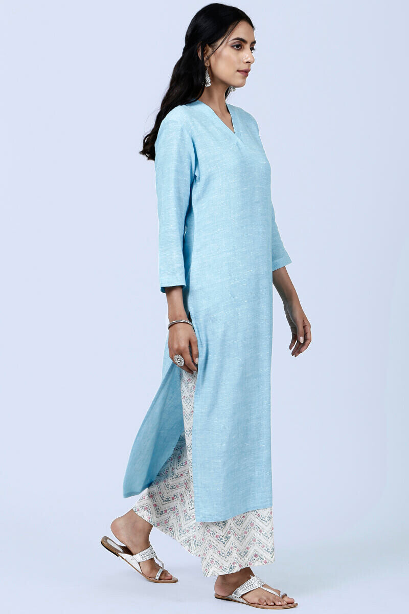 Roza Afreena Blue Kurta