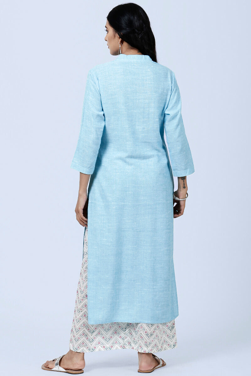 Roza Afreena Blue Kurta