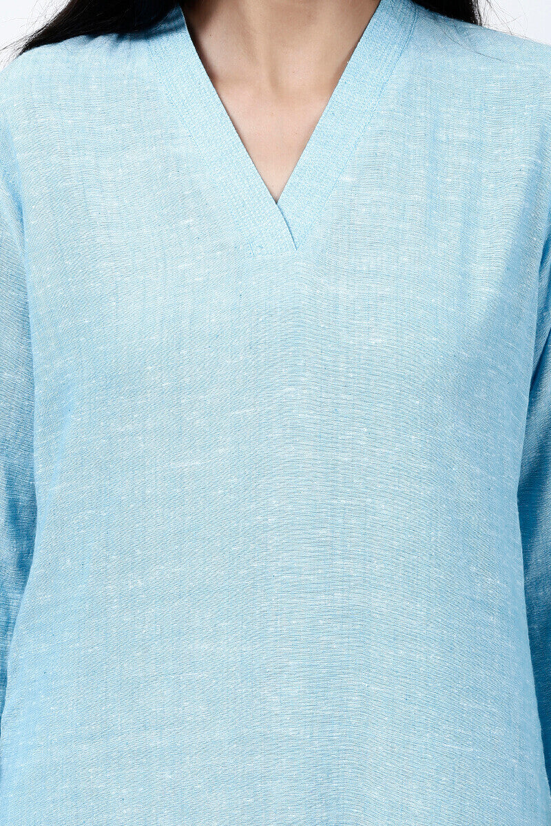 Roza Afreena Blue Kurta