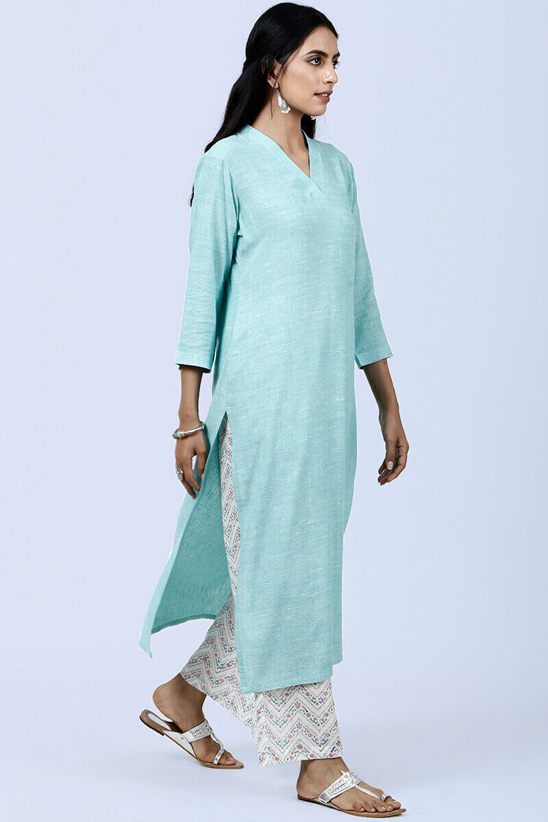 Roza Afreena Green Kurta