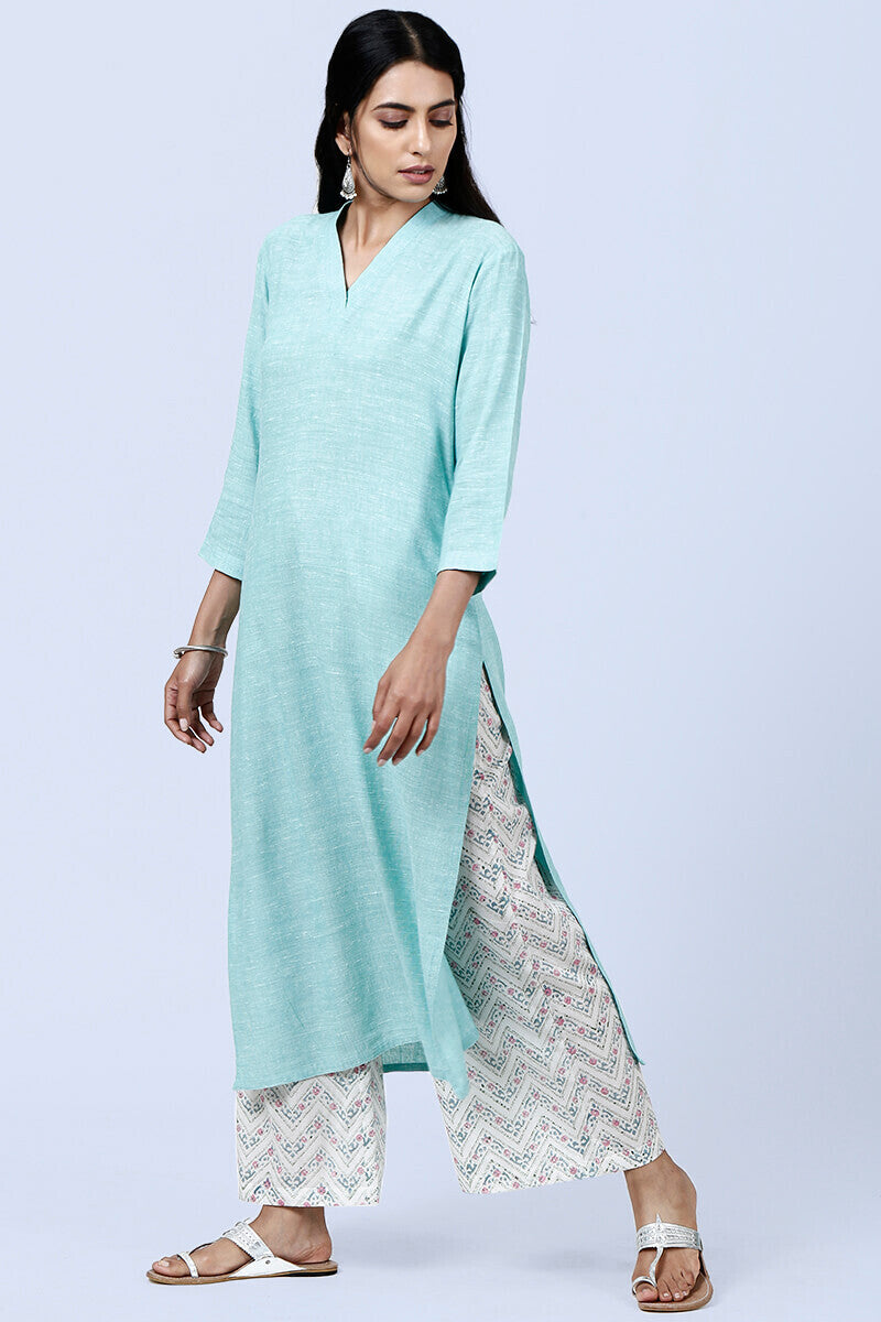 Roza Afreena Green Kurta