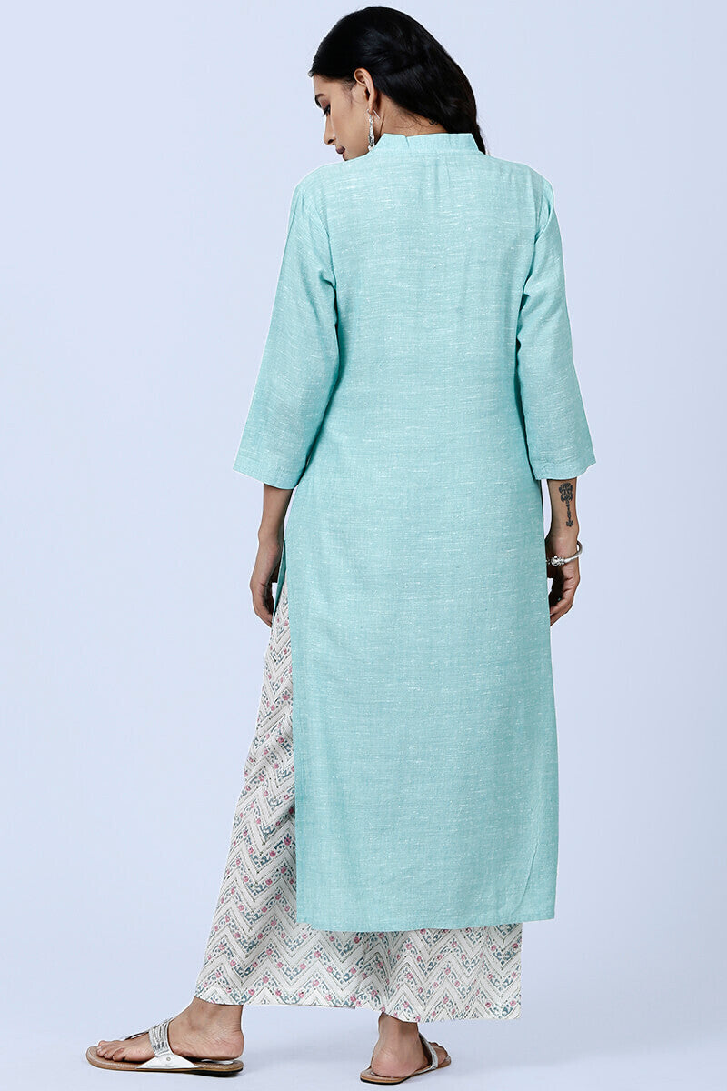 Roza Afreena Green Kurta